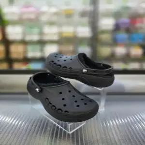 [크록스]여성 키높이 바야 플랫폼 라인드 클로그 208708-001/애플아울렛