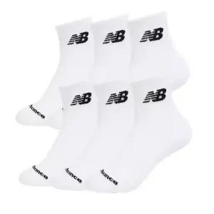 뉴발란스 에브리데이 라이트웨이트 앵클 6팩 단목 스포츠 헬스 러닝 양말 화이트 LAS51486-WT