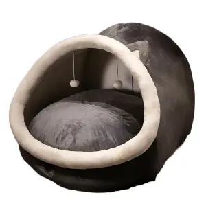 사람용 숨숨집 하우스 켄넬 초대형 침낭 쿠션 고양이 인간 대형 개집 방석 동굴집 방한