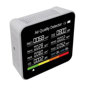 공기질측정기 CO2 이산화탄소 CO 일산화탄소 기 가정용 PM25 포름알데히드 TVOC 대기 질 오염