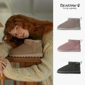 [롯데백화점]베어파우 [여성] 3종 FAY 페이 3CM 소가죽 밴딩 EVA 양털 방한부츠 0629