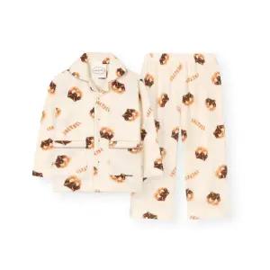 [오르시떼](김해점)아동 G060 뉴욕프레즐 긴소매 파자마 세트