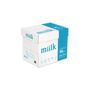 밀크 A4 복사용지 복사지 A4용지 milk 80g 2500매 1박스