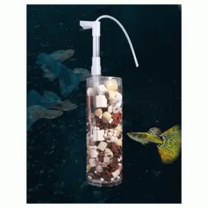 어항 저면 정화필터 원통 집똥장치 수질정화 생물여과 바닥청소