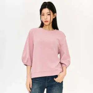 [하프클럽/체이스컬트]W 볼륨 소매 7부 티셔츠