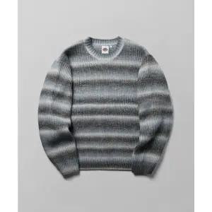 디키즈 DICKIES 그라디언트 스트라이프 니트 Gray DIKU252LRKN003GR 108388