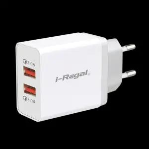 i-Regal 36W QC3.0 USB 2포트 듀얼 동시 고속충전기