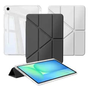 갤럭시탭 S10FE플러스 케이스 Y형 스마트 북커버 갤탭 가로형 세로형 거치 S펜수납 투명 백커버 케이스