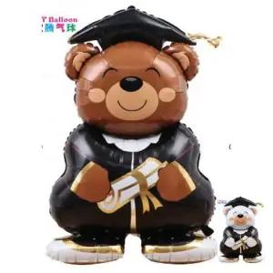 은박풍선 졸업축하 풍선졸업식 파티 스텐딩 곰돌이 졸업 파티 학급 준비 포토존 교실 학사모 학교