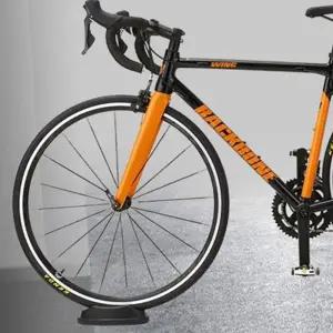 고정앞바퀴받침 주차 보관 타원형형태 패드부착 자전거스탠드 안정적인 (WFJ6YRK)