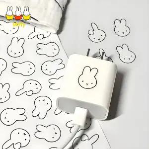 매트리스 커버 보호 침대커버 매트 시트  Kawaii 애니메이션 Miffy 토끼 워터 컵 스티커 귀여운 만화 컴퓨