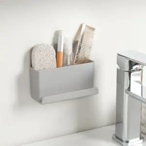 그레이 벽수납 케이스 핸드폰거치대 핸드폰보관함 리모컨케이스