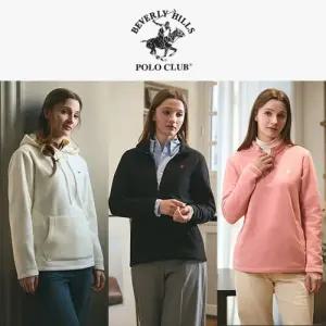 [비버리힐즈폴로클럽][비버리힐즈클럽]여성 더블 기모 플리스 3종 세트_68748