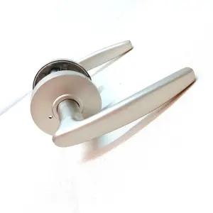 ASSA ABLOY KOREA 방문손잡이 23년식 향균 그레이 방문손잡이 문손잡이 안방