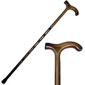 투톤 원목 계지목 포인트 지팡이 (WFK911J)