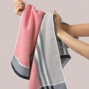 수건 두꺼운 고급 업소용 면세 세면 타월 10개 가정용 욕실 어린이 유아