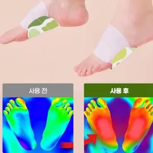 밴딩손발팩 핫팩 포켓용 손등 발핫팩 손발시림 100개한세트