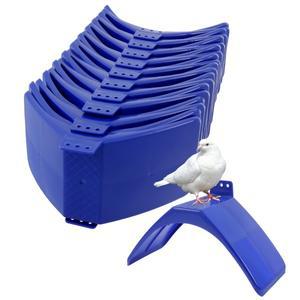 20 피스 비둘기 나머지 스탠드 플라스틱 새 농어 홀더 경량 Perches 앵무새 새장 용품