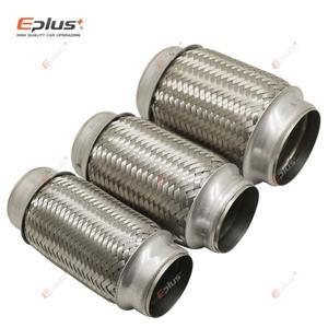 유니버설 스테인리스 스틸 자동차 배기 튜브 텔레스코픽 플렉시블 연결 브레이드 벨로우즈 머플러 파이프