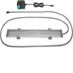 츄 가드가 있는 해피버드 조명 새장 - 풀 스펙트럼 LED 애완동물 자연 환경 시뮬레이션 후크빌 새에게 안전