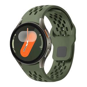 갤럭시 워치용 밴드 7 / 6 5 4 FE 40mm 44mm 워치 클래식 47mm 43mm 46mm 42mm 프로 45mm, 갭 없는 실리콘 스포츠 스트랩 코레아 교체 남성 여성