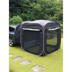 Lohascam 원터치 팝업 차박텐트 야외 익스텐션 SUV 차량 후면 텐트 5 8 인용 캠핑 차량 장착 텐트 여행 차량 트렁크 텐트 강력한 대형 후면 텐트 카박스 도킹 텐트 오토박스 텐트 도킹 텐트 SUV 텐트 SUV 오토 텐트