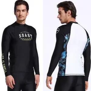 남성 래쉬가드 비치웨어 티셔츠 수영복 스포츠 레저 W9A4CA0