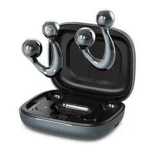 DOXX 언더커브형 V6.0 오픈형 귀걸이형 이어폰 EVOARC 크롬그레이