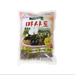초록스타 마사토(소립) 1.2L-6779*12개 모래흙 꽃 장식 화강암 분갈이 원예 화분