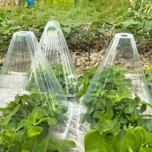 식물 보호 덮개 텃밭 커버 보온 방충 캡 꼬깔 대형 밭 모종