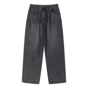 [롯데백화점]커스텀멜로우 그레이 릴렉스드 핏 밴딩 진 CWPAM25388GYD