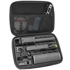 호환 휴대용 보관함  PU 케이스 방수 EVA 라이너 충격 DJI 오스모 포켓 1/2 짐벌 카메라용