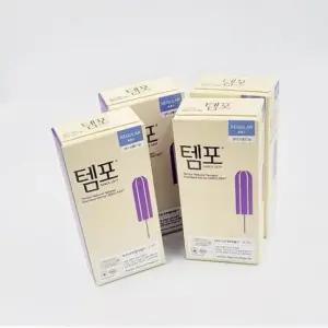 템포 내추럴 순면 탐폰 레귤러 8p X 4팩 템포생리대 여성생리대 템포슈퍼 생리대 체내형생리대