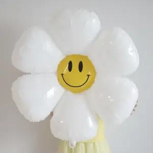 데이지 풍선 대형 스마일 꽃 생일 파티 이벤트 호일 은박 기념일 프로포즈