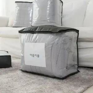 손잡이 PVC 투명 이불가방 대형 1P 이불 침구 보관 이불보관가방