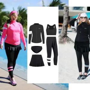 빅사이즈 래쉬가드 핑크 수영복 오버핏 긴팔 루즈핏