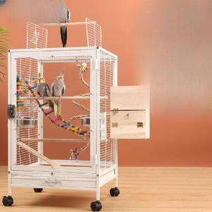 앵무새 새장 애완조 키우기 기본 사육장 반려 그린 이동가방 앵무새케이지 이동식