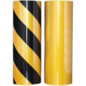 안전테이프 반사시트지 충돌 옐로우블랙 안전 안전표지판 스티커 트렁크용 트럭 검정색