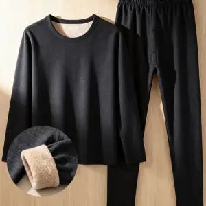 겨울용 남성 내복 상하세트 데일리 실내 방한 보온복