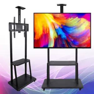 가전용 스탠드 티비거치 바퀴형 높이조절 각도조정