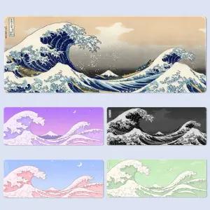 추천 가나가와 높은 L 마우스장패드 해변의 2xL 파도 인기템