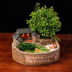 리움 식물 생태 비바리움 구피 조경 유리병 선물 열 림 생태화분 미니 유리용기