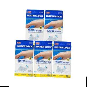 국산밴드 국산 멸균 루크 워터락 방수밴드 (S) x 5개세트