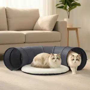 레토 고양이 터널 쿠션 방석세트 캣터널 숨숨집 장난감 동굴 하우스
