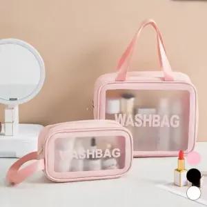 여행용 파우치 워시백 투명 화장품 종 가방 세트 (WFKCQ87)