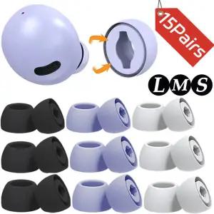 이어캡 이어폰 고무캡 삼성 갤럭시 버즈 프로 교체용 실리콘 이어팁 무선 이어버드 소음 이어콘센트 S M L