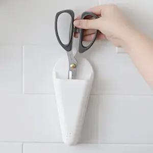 자석부착 가위걸이 수납함 홀더 냉장고 주방가위 보관함