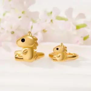 [뽀르띠] 순금 24K 1g 말띠 붉은 말 돌반지