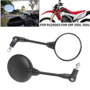 호환 8MM/10MM 레트로 백미러 오토바이 접이식 후면보기 Motorcross ATV BMW R1250GS For 혼다 Kawasaki