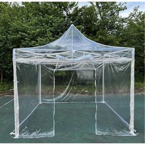야외 투명 텐트 대기 쉼터 체육대회 휴대용 캠핑 바람막이 온실
